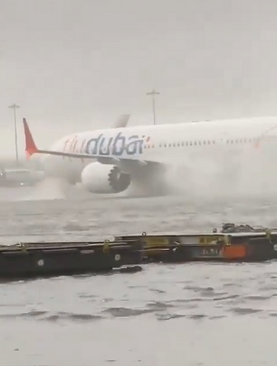 Dubai Floods Ground Over 30 Flights, Airlines Scramble Amid Chaos