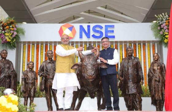 'Symbol Of India's Growth, Aspirations': Maharashtra Governor Unveils Statue Of Iconic NSE Bull