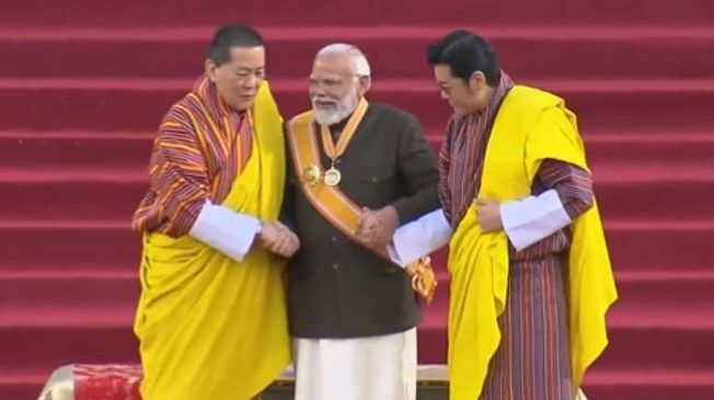 PM Narendra Modi Receives Bhutan's Highest Honour