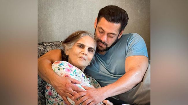 Salman Khan kisses his mother at CCL 2024, fans react