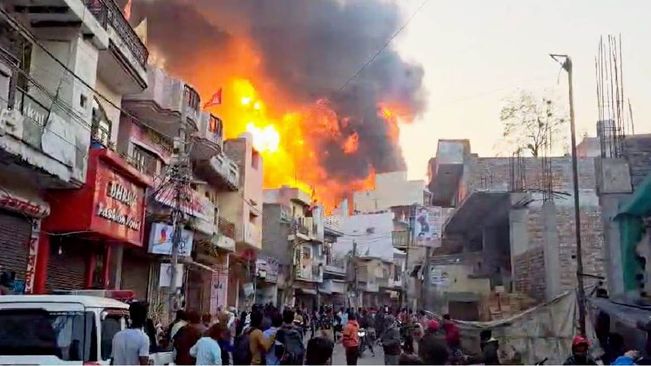 Delhi market fire: Factory owner booked for culpable homicide