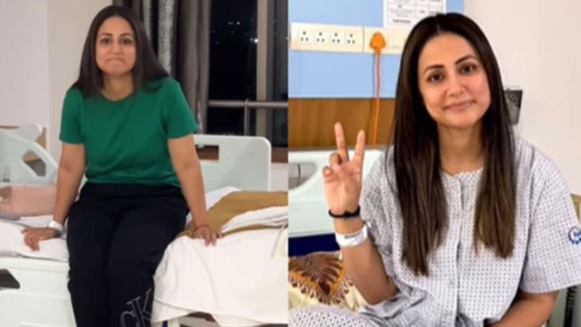 Hina Khan shares video from her first chemo session, says "I refuse to bow down"