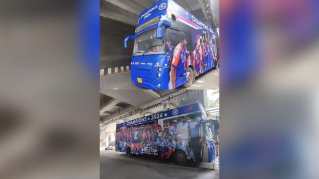 India's victory parade bus awaits champions in Mumbai ahead of mega celebrations
