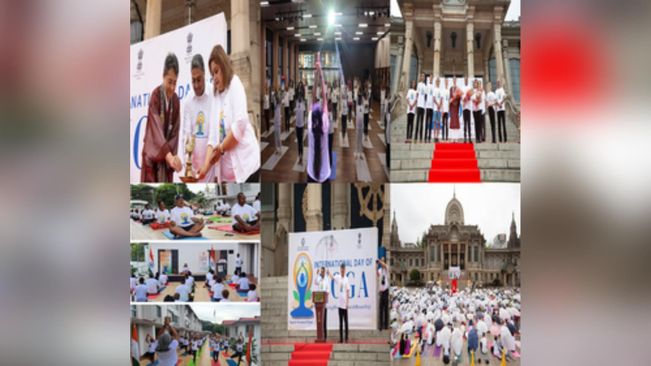 People across the world celebrate International Day of Yoga