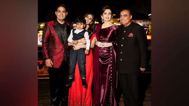 Check out glamorous pics of Mukesh, Nita Ambani from Anant-Radhika's pre-wedding bash