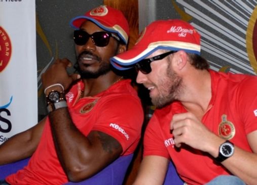 Chris Gayle, AB de Villiers inducted into RCB's hall of fame