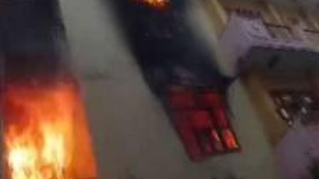 Fire breaks out at two-storey building in UP's Ghaziabad