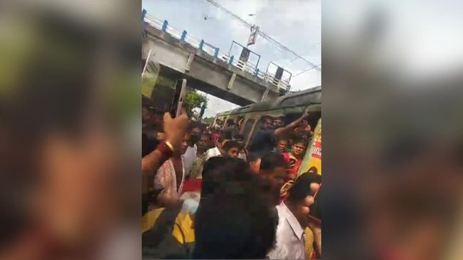 Tension at Bengal’s Birati Station after woman caught with child hidden in bag