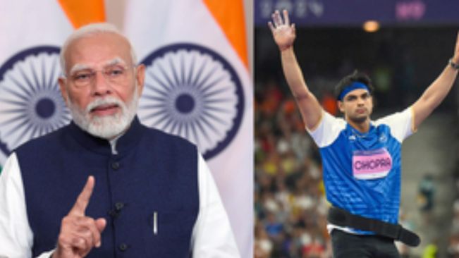 PM Modi dials Neeraj Chopra, hails sportsman spirit of Olympian’s family