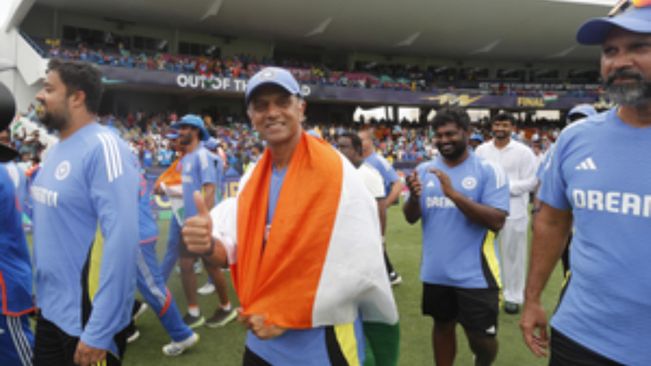 'You'll never remember your career, but...': Dravid's inspiring dressing room speech after T20 World Cup glory