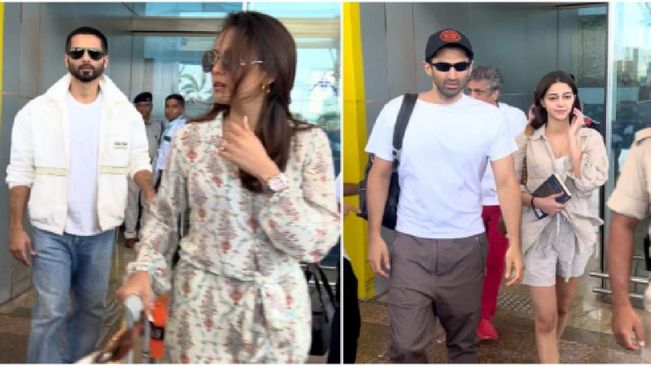Aditya- Ananya, Shahid-Mira arrive in Goa for Rakul Preet Singh, Jackky Bhagnani's wedding