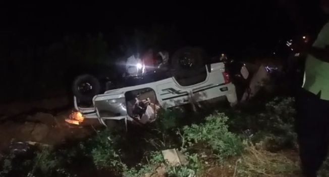 2 killed, 3 critical as SUV carrying marriage party members turns turtle