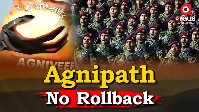 Agnipath : No question of rolling back
