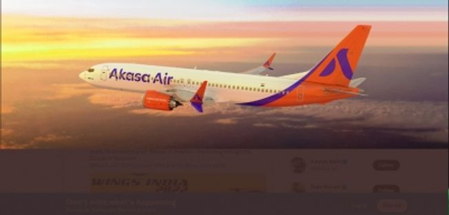 Akasa Air operates its maiden flight from Chennai