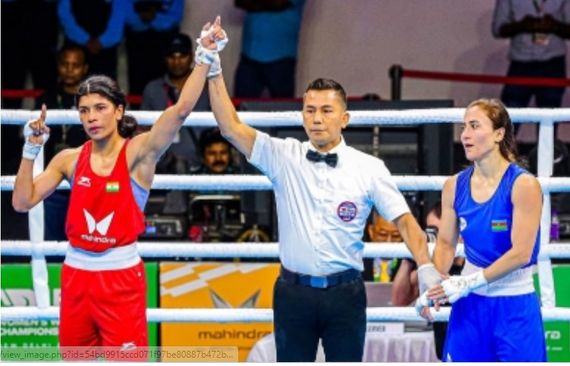 Women's World Boxing C'ships: Nikhat starts with a bang; Sakshi, Nupur and Preeti also advance