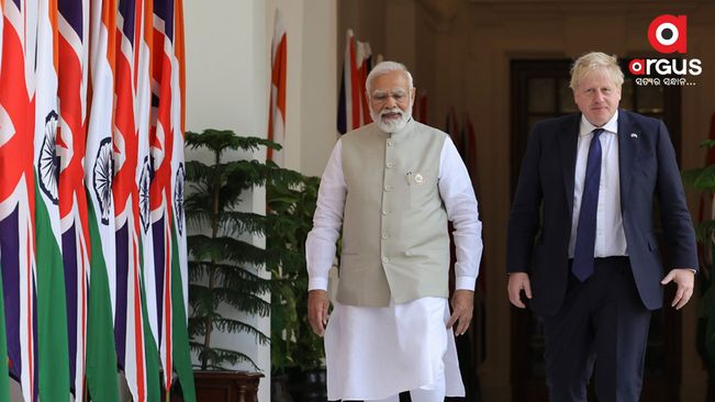 British PM Boris Johnson offers India help to build its own fighter jets