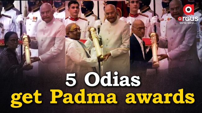 5 eminent persons from Odisha receive Padma Shri