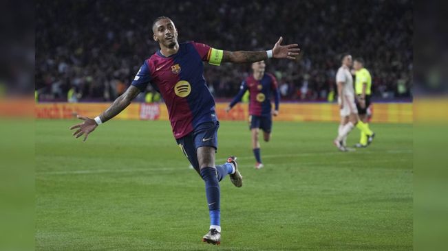 Champions League: Raphinha Hat-Trick Helps Barca Thrash Bayern; Man City Blank Sparta