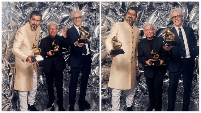 Three-time Grammy winner Ricky Kej dedicates his trophy to "India"