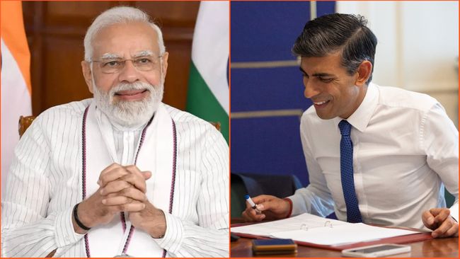 PM Modi holds talks with Rishi Sunak, agrees on early conclusion of free trade agreement