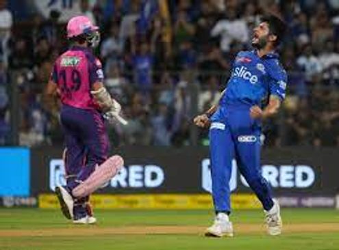 Mumbai Indians defeat Rajasthan Royals by six wickets