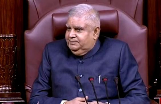 First day for V-P Dhankar as RS chairman