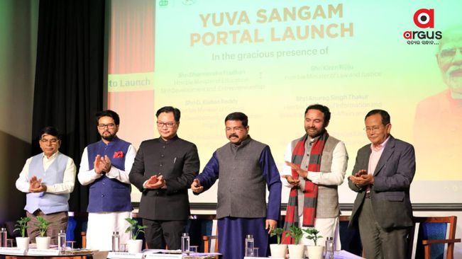 Union Minister Dharmendra Pradhan launches Yuva Sangam portal
