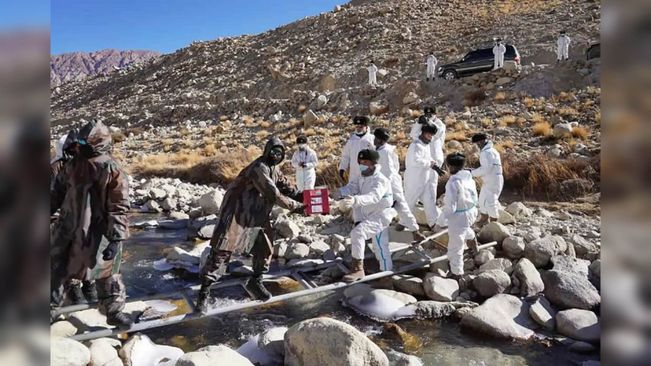 Indian, Chinese Troops Exchange Sweets At LAC In Ladakh On Diwali 