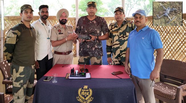 Punjab: BSF, Punjab police recover China-made drone in Tarn Taran