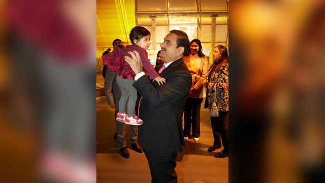 No wealth can match the shine of these eyes, says Gautam Adani about granddaughter