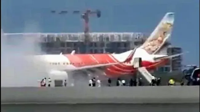 Air India flight catches fire, emergency landing in Abu Dhabi