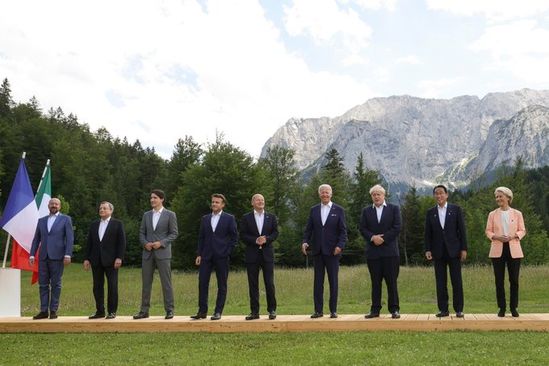Shall we take our clothes off? UK PM asks G7 leaders