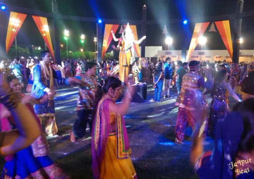 On the occasion of Sharadiya Durga Puja, the "Abhaya Foundation" brought the Dandiya dance program "Dandiya Dance Leela-2022"