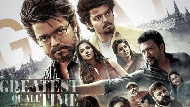 Tamil Super Star Vijay’s 'Goat' Releases; Actor Prabudheva, Director Venkat Prabu Head To Theatre