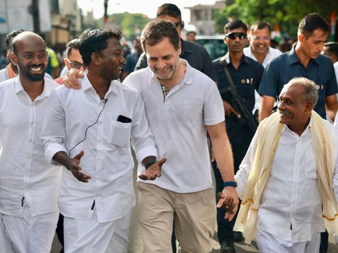 BJP mocks Rahul Gandhi over Rs 41k T-shirt worn during Bharat Jodo Yatra