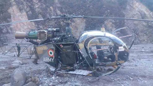 Army helicopter crashes: Pilot martyred