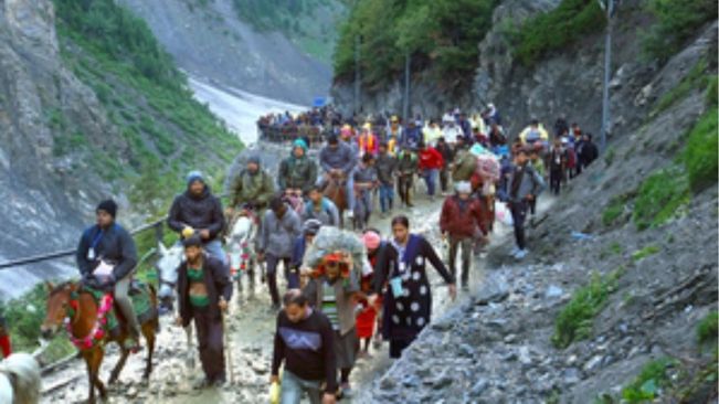 Amarnath Yatra suspended for one day