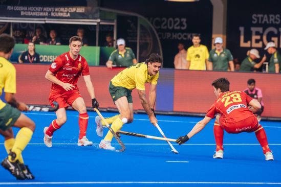 Hockey WC: Australia beat Spain 4-3, advance to semifinals