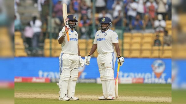 1st Test: Rain Stops Play After Sarfaraz Ton, Pant Fifty Take India To 344/3