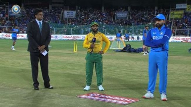 India skipper Rohit Sharma wins toss, opts to field against South Africa in 1st T20I