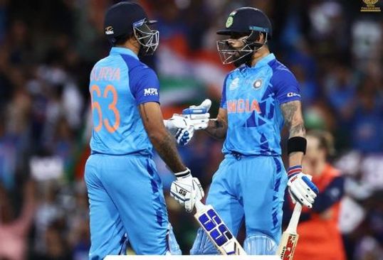 T20 WC: Fifties from Rohit, Virat and Suryakumar guide India to 179/2 against Netherlands