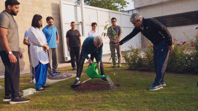 S Jaishankar Takes A Stroll At Indian High Commission In Pakistan, Plants Arjuna Sapling