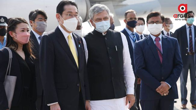 Japanese PM Fumio Kishida arrives in Delhi for 2-day visit