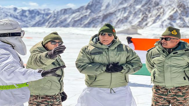 Rajnath Singh to visit Siachen today to interact with soldiers