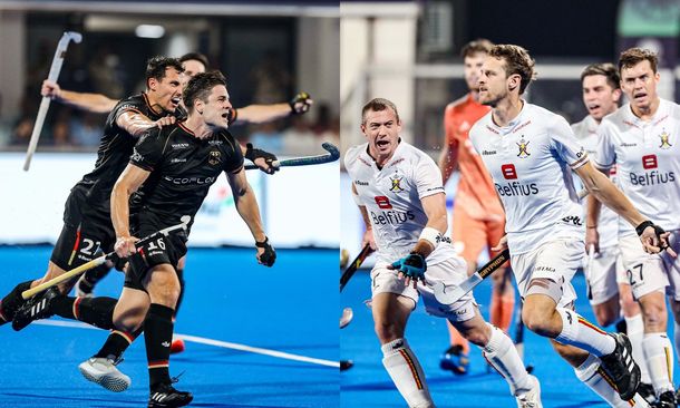 In the final match, Germany-Belgium is fighting on the kalinga stadium
