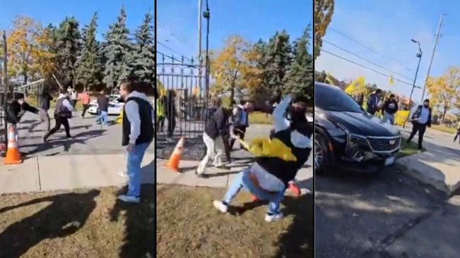 Hindu Devotees Beaten At Canada Temple By Khalistani Extremists