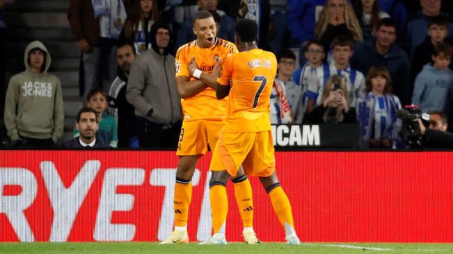 LaLiga: Mbappe, Vinicius Jr Propel Read Madrid To Win Over Sociedad