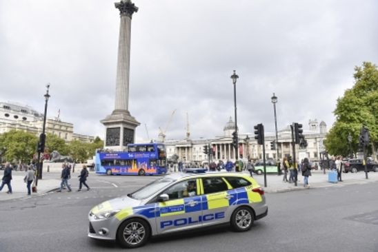 Two police officers stabbed in London