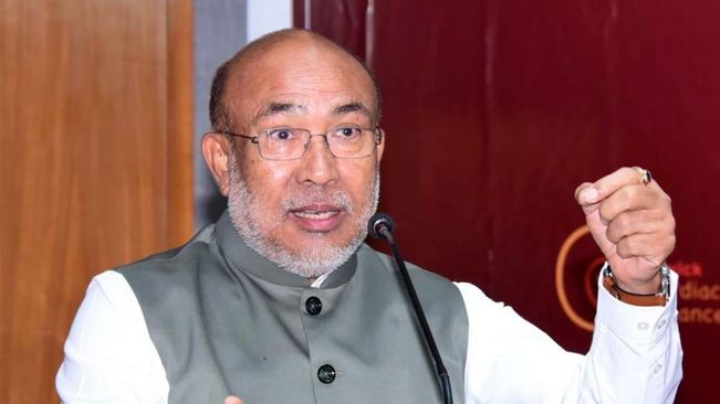 Manipur CM Biren Singh's security convoy attacked by armed miscreants