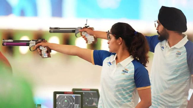 Paris Olympics: Manu Creates History, Bags 10m Air Pistol Mixed Team Bronze Partnering Sarabjot